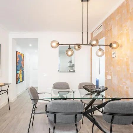 Princesas Flat, Luxury Near Beach&metro Free Parking Apartamento Málaga
